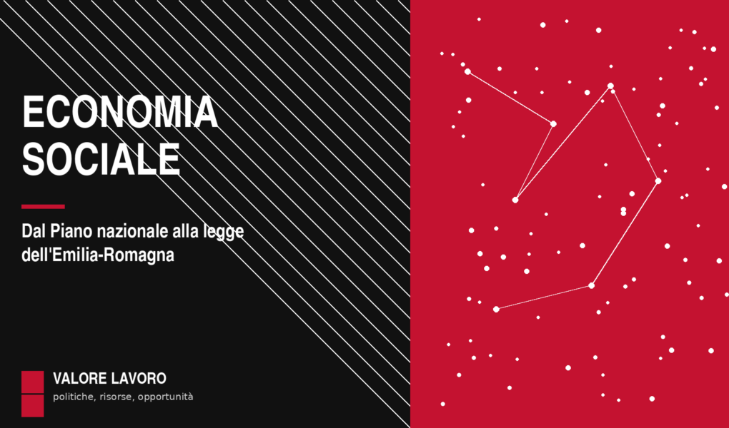 Copertina: Economia sociale, dal Piano nazionale alla legge dell'Emilia-Romagna